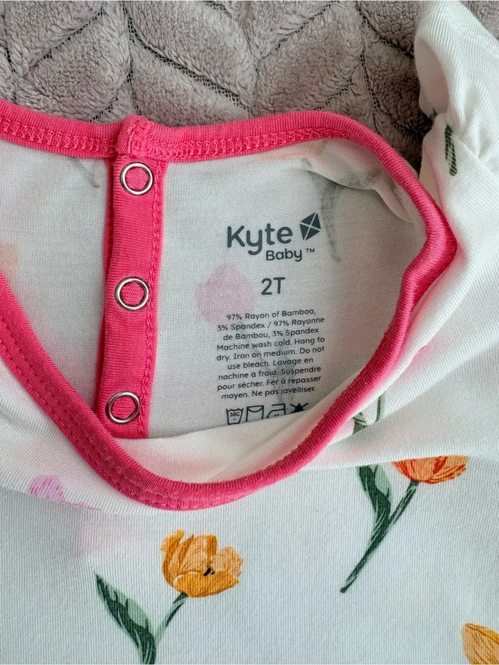 Kyte BABY Twirl Dress w/ Bodysuit in Tulip 2T